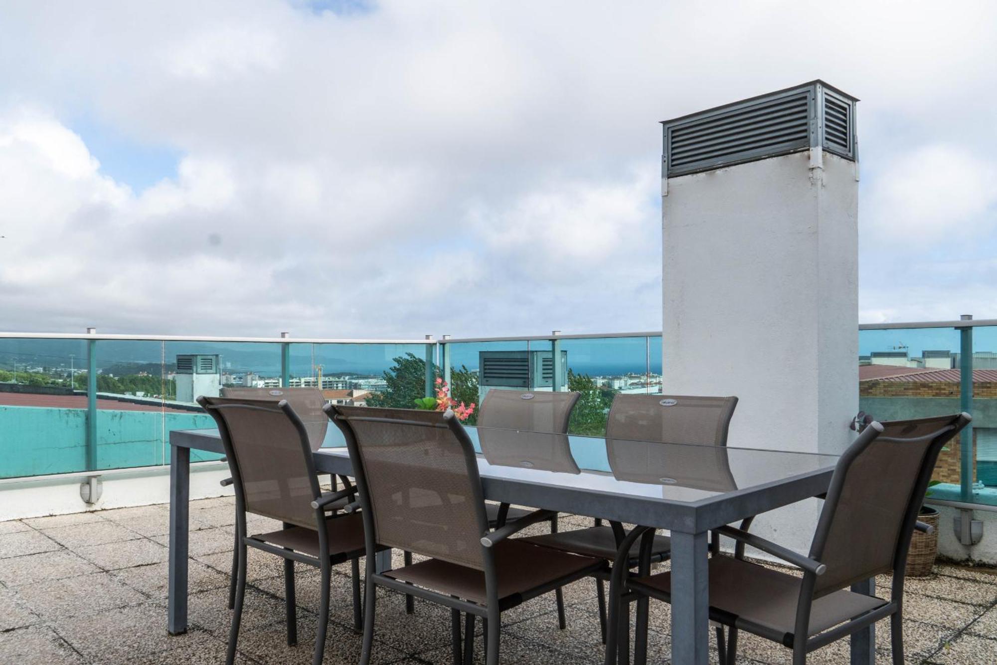 Rooftop Terrace Apartment Pdl Ponta Delgada 외부 사진